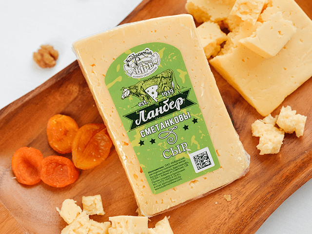 Кобринские сыры фасованные